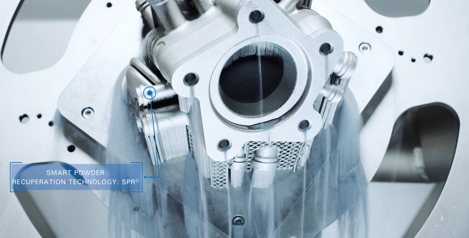 Powder removal in additive manufacturing Solukon survey